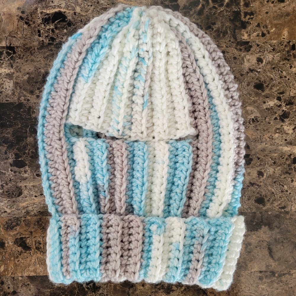 Chunky crochet balaclava